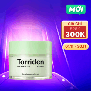 Torriden BALANCEFUL Kem dưỡng da giúp dưỡng ẩm và làm dịu da 80ml/Hộp