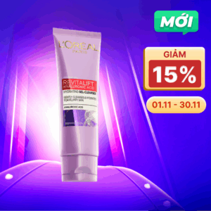 Sữa rửa mặt cấp ẩm và căng mịn L'oreal Revitalift Hyaluronic Acid (100ml)