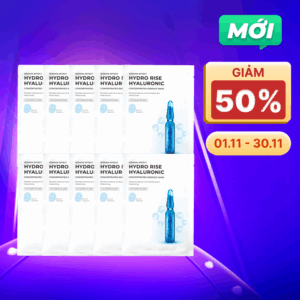 Combo 10 miếng Mặt Nạ Wonjin Effect Hydro Rise Hyaluronic Concentrated Essence Mask 30g