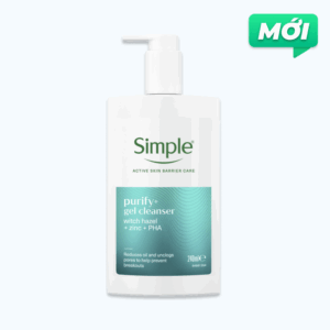 Sữa rửa mặt SIMPLE Purify+ Gel Cleanser (Chai 240ml)