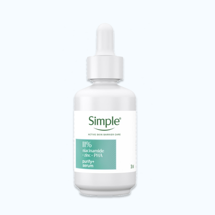 Tinh Chất SIMPLE 11% Niacinamide + ZINC+PHA Purify+ Serum (Chai 30ml)