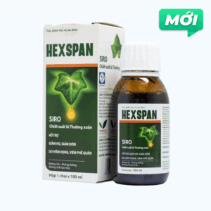 Hexspan Siro Chiết Xuất Lá Thường Xuân Hỗ trợ giảm ho 100ml