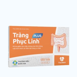 Thực phẩm bảo vệ sức khỏe Thái Minh Tràng Phục Linh Plus giúp giảm triệu chứng hội chứng ruột kích thích (Hộp 20 viên)