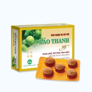 Viên ngậm Bảo Thanh không đường (20 vỉ x 5 viên) – Giảm ho, dịu họng (Không đường)