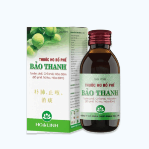 Siro Ho Bảo Thanh trị ho, tiêu đờm, viêm họng, viêm phế quản (chai 90ml)