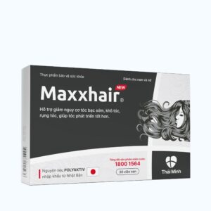 Viên uống Maxxhair hỗ trợ giảm rụng tóc (Hộp 3 vỉ x 10 viên)
