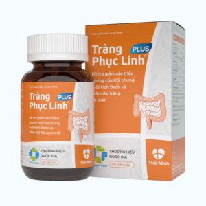 Viên uống Thái Minh Tràng phục linh Plus giúp giảm các triệu chứng của viêm đại tràng (80 viên)