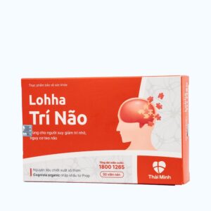 Viên uống Lohha hỗ trợ trí não (Hộp 3 vỉ x 10 viên)