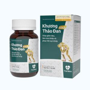 Thực phẩm bảo vệ sức khỏe Khương Thảo Đan Gold Giúp làm trơn khớp và phục hồi sụn khớp (Hộp 30 viên)
