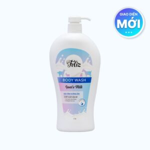 Sữa tắm chiết xuất sữa dê Feliz Body Wash Goat’s Milk (Chai 1 lít)