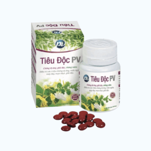 Viên nén bao đường Tiêu Độc PV hạ men gan, tăng cường chức năng gan, bổ gan (hộp 60 viên)