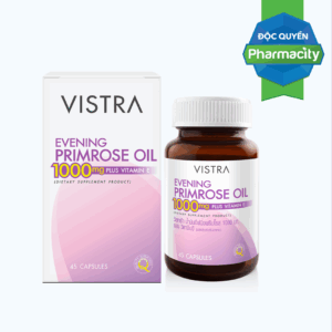 Thực phẩm bảo vệ sức khỏe Vistra-Evening Primrose Oil 1000 Mg Plus Vitamin E (Hộp 45 Viên)