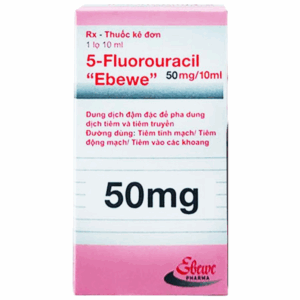 Thuốc 5-Fluorouracil 50mg Novartis điều trị giảm nhẹ trong nhiều loại ung thư (10ml)