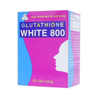 Thực phẩm bảo vệ sức khoẻ viên nang Glutathione White 800 (60 viên)