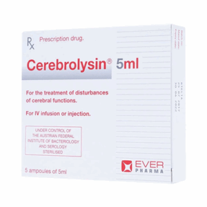 Thuốc tiêm Cerebrolysin 5ml điều trị rối loạn trí nhớ, sa sút trí tuệ (1 vỉ x 5 ống x 5ml)