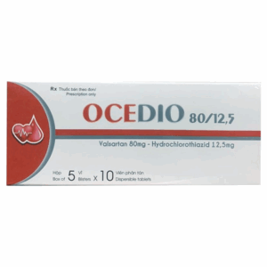 Thuốc Ocedio 80/12,5 VCP điều trị cao huyết áp (5 vỉ x 10 viên)