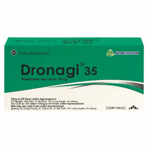 Thuốc Dronagi 35 Agimexpharm điều trị và ngăn ngừa bệnh loãng xương (1 vỉ x 4 viên)