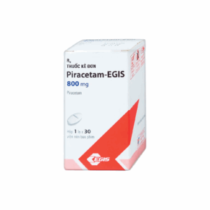 Thuốc Piracetam - Egis 800mg điều trị các triệu chứng của hội chứng tâm thần thực thể (30 viên)