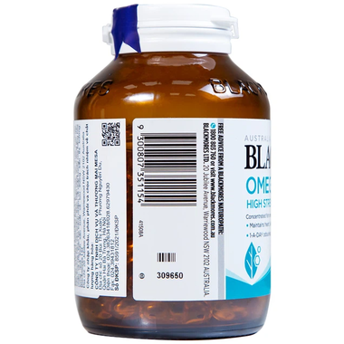 Thực phẩm bảo vệ sức khỏe Blackmores Omega Double High Strength Fish Oil (90 viên)