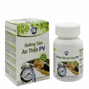 Thuốc Dưỡng Tâm An Thần PV điều trị tâm huyết suy tổn, tim hồi hộp (60 viên)
