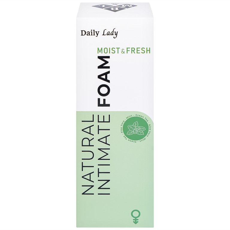 Dung dịch vệ sinh phụ nữ dạng bọt Daily Lady Moist và Fresh khử khuẩn khử mùi (100ml)