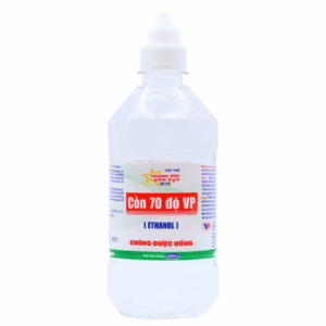 Cồn 70 độ Vĩnh Phúc dùng để diệt khuẩn dụng cụ y tế, bề mặt trong y tế (500ml)