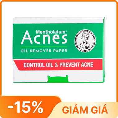Giấy thấm dầu Acnes giúp kiểm soát nhờn, ngăn ngừa mụn (100 tờ)