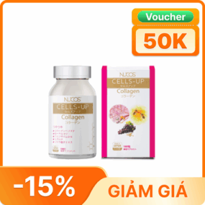 Viên uống Nucos Cell Up bổ sung collagen, ngăn ngừa lão hóa (180 viên)