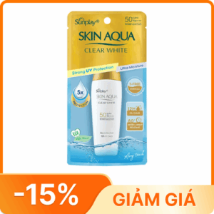 Sữa chống nắng dưỡng da trắng mịn Sunplay Skin Aqua Clear White SPF 50+