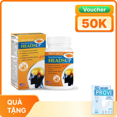 Thực phẩm bảo vệ sức khỏe Provibiol Headsup (30 Viên)