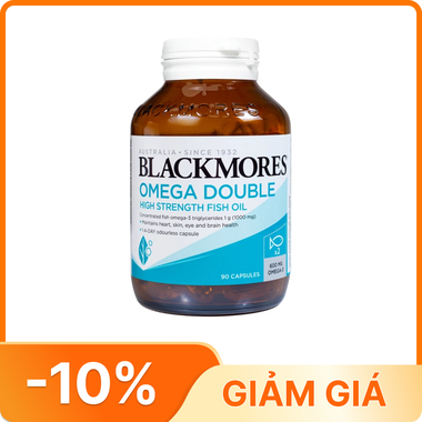Thực phẩm bảo vệ sức khỏe Blackmores Omega Double High Strength Fish Oil (90 viên)