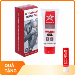 Gel làm nóng Starbalm Warm Gel giúp tăng tuần hoàn máu qua các cơ, giảm đau cơ (100ml)