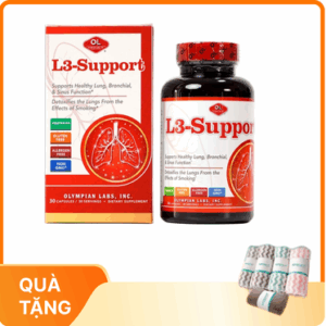 Thực phẩm bảo vệ sức khỏe L3-Support bổ phổi, phế quản (30 viên)