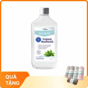 Nước súc miệng men vi sinh Henry Blooms Probiotic Mouthwash diệt khuẩn, bảo vệ răng miệng 375ml