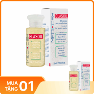Dầu dưỡng Medicosh Elasoil giúp dưỡng ẩm, giảm rạn và đều màu da (chai 75ml)