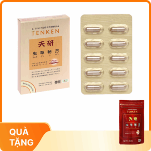 (Khuyến mãi) Đông trùng hạ thảo Tenken (Hộp 60 viên)