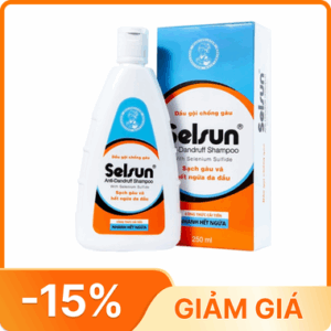 Dầu gội chống gàu Selsun Anti-Dandruff Shampoo Rohto sạch gàu và hết ngứa da đầu (250ml)