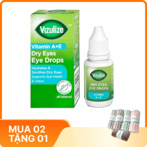 Dung Dịch Vizulize Vitamin A & E Giảm Khô Mắt Và Kích Ứng, Làm Dịu Mắt (10mL)