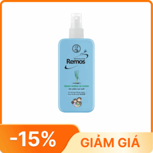 Xịt chống muỗi Remos hương sả chanh xua muỗi suốt 10 giờ (70ml)