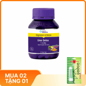 Viên uống Liver Detox 1-A-Day Henry Blooms hỗ trợ giải độc gan, bảo vệ gan (30 viên)