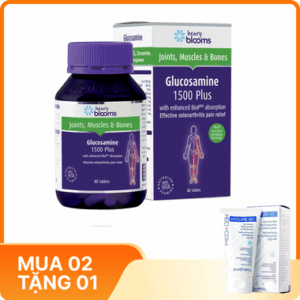 Viên uống Glucosamine 1500 Plus Henry Blooms hỗ trợ tăng tiết dịch khớp