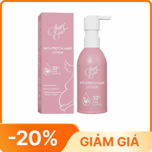 Sữa chống rạn da Happy Event Anti-Stretch Mark Lotion giúp dưỡng ẩm tự nhiên (125g)