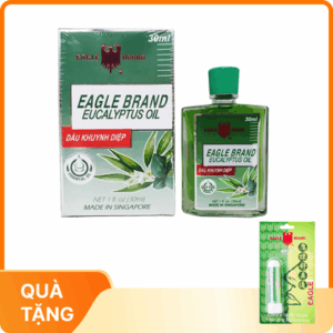 Dầu khuynh diệp Eagle Brand Eucalyptus Oil Hỗ Trợ Phòng Bệnh Cảm Cúm, Sổ Mũi, Nghẹt Mũi (Chai 30ml)