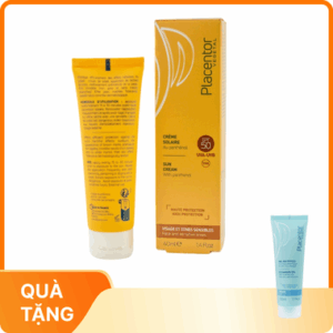 Kem chống nắng Placentor Vegetal Sun Cream SPF50 UVA-UVB Face and Sentive Areas (40ml)