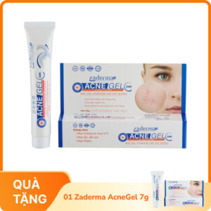 Gel ngăn ngừa mụn, giảm mụn, mờ thâm Zaderma Acne Gel 24h (20g)