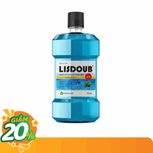 Nước Súc Miệng Lisdoub làm sạch răng miệng và họng, giúp hơi thở thơm tho (750ml)