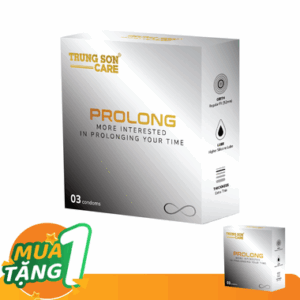 Bao cao su Prolong Trung Son Care (Hộp 3 cái)