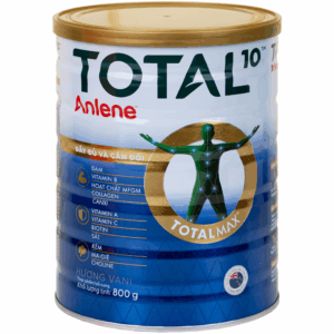 Sữa Anlene Total 10 hương vani bổ sung hệ dưỡng chất cho vận động, tiêu hóa cho người trên 40 tuổi (800g)