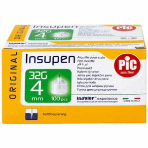 Đầu kim tiêm tiểu đường PIC Insupen Original 32gx4mm