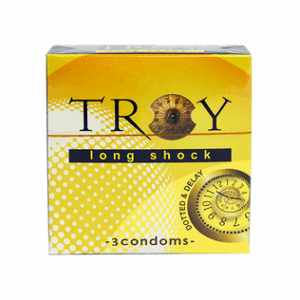Bao cao su Troy Long Shock Bi gai kéo dài thời gian (hộp 3 cái)